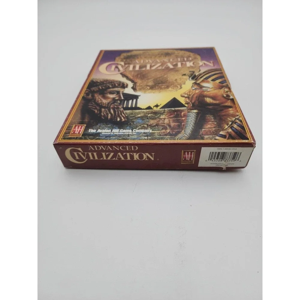 Advanced Civilization PC CD-ROM Big Box Game Avalon Hill 1995 Complete CIB
